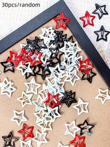 40pcs/Set Y2K Black, White, Beige Multi-Color Star Hair Clips, Satisfy Various Matching Needs, Add Cute And Vibrant Touches To Hairstyles - Suitable For Girls And Women, Daily, Weekend Outings, Birthday Parties, Easily Enhance Your Look And Create A Sweet, Adorable Image, Claw Clips, Hair Slide, Hair Barrettes, Head Accessories, Hair Accessories For Women - Multicolor - View 18