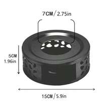 Stainless Steel Tea Warmer (Heater/Warming Stove) – Tabletop Tea Stove For Gathering & Candle-Powered Tea Warmer