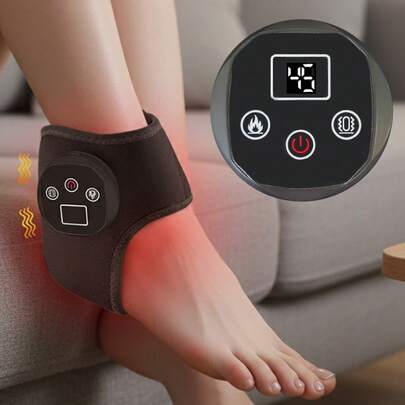 Rechargeable Electric Foot Massager, 3 Vibration Modes And Heating, Warm Feet Tool For Winter, Thoughtful Holiday Gift For Family