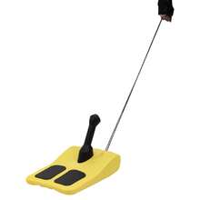 Futchoy Snow Sleds For Kids And Adult, Kids Sledding Snowboard With Handle, Lightweight Compact Scooter Snowboard, Cold Resistant Handle Sled Downhill Slide Snow Skateboard For Outdoor Winter Fun - Yellow - View 6