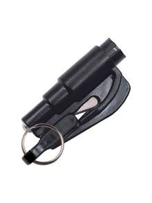 This 2-In-1 Emergency Seatbelt Cutter Combines A Car Keychain, Hammer, Mini Fire Hammer, Car Emergency Escape Tool, Window Breaker, And Portable Rescue Tool. It Allows For Easy Window Breaking And Seatbelt Cutting In Emergencies. Available In Multiple Colors, Suitable For Schools, Cars, And Other Locations, With A Cute Gothic And Y2k Style.