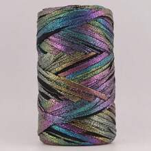 1pc Polyester T-Shirt Yarn For DIY Crafting Crochet And Knitting - Bags,Cushions,Dolls,Baskets,Scarves - Multicolor - View 24