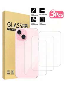 3pcs Tempered Glass Back Cover Screen Protector, Compatible With 15-Inch And 6.1-Inch Devices [9H Hardness]. High-Definition Tempered Glass Back Film, Scratch-Resistant, Easy Installation, Crystal Clear, Suitable For Most Screen Protectors. Perfect Birthday Gift For Family And Friends. Practical Phone Accessory With Waterproof, Shockproof, Anti-Drop, Anti-Fingerprint And Full Coverage Design. - Clear - View 34