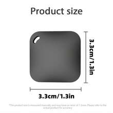 [MFI Certification] Dual System Intelligent GPS Tracker Compatible With IOS And Android Systems Key Pet Car Loss Tracker MFI Certification Intelligent Compatibility Apple Find My APP For Apple Device System Intelligent Tag Finder Women's Gift Creative Festival Gift Mini Tracker - 黑色 - 查看 7