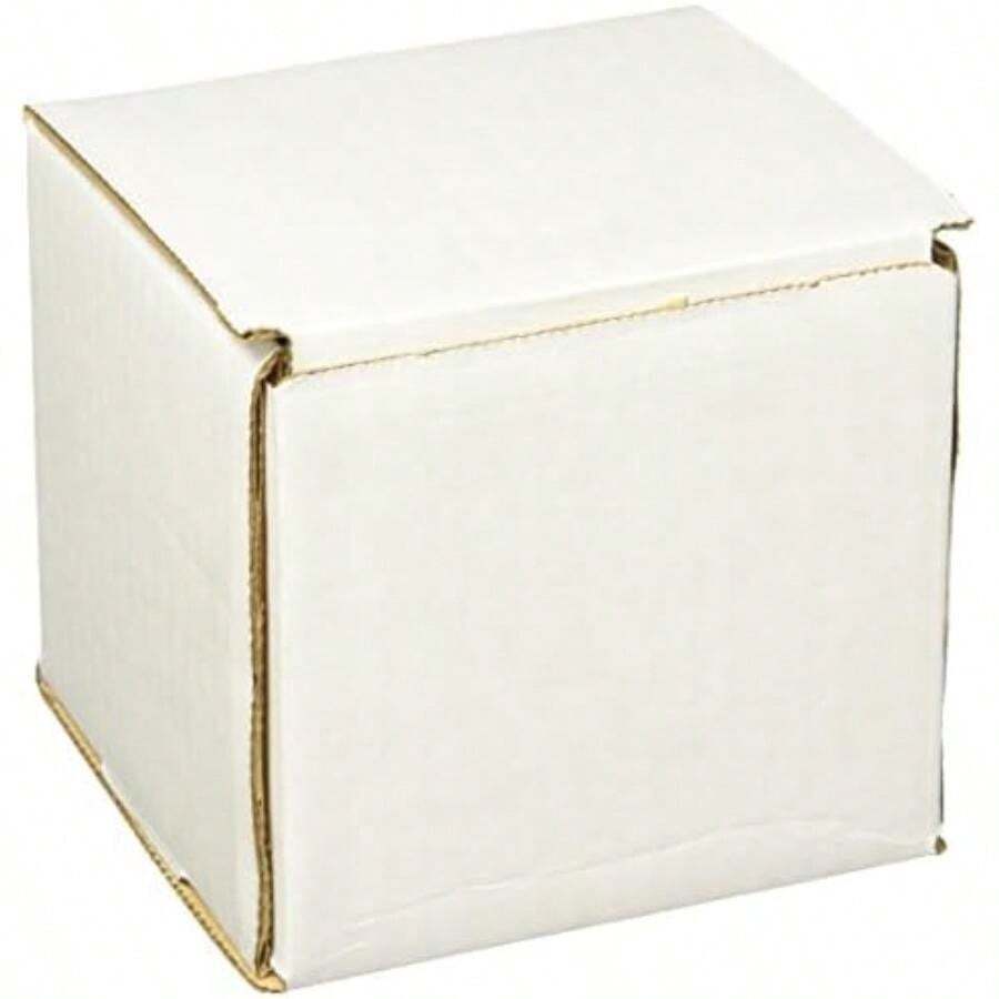 M433 Corrugated Mailers, 4"x3"x3", 12-Pack((034) 4" x 4" x 4" , 12-Pack) - Multicolor - Ver 1