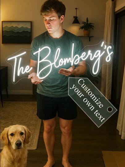 Custom Name Neon Sign, Wedding Decor, Name Neon Sign, Led Neon Sign For Kids, Personalized Gifts, Bedroom Decor, Home Decor USB Led Light, Birthday Gifts, Nursery Sign Nursery Letters Children's Decor Nursery Decor Unique Ideal Gifts For Him Her, For Children's Day, For Father's Day, For Graduation, For Weddings,