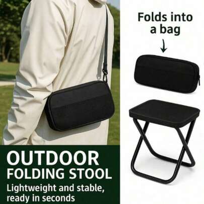 Heavy Duty Folding Camping Chair - Portable Compact Outdoor Chair, 200kg/440lbs Capacity, Lightweight Sturdy Frame, Easy Setup And Fold, Weather-Resistant Fabric, Suitable For Camping, Beach, Fishing, Garden And Travel - Ideal For Holidays And Outdoor Adventures, Camping Furniture, Beach Chairs, Space-Saving Furniture, Durable Construction, Fishing Gear, Space-Saving Design, Reinforced Stitching, Festival Attendees, Folding Stool, Chair Folding, Portable Folding Chair, Foldable