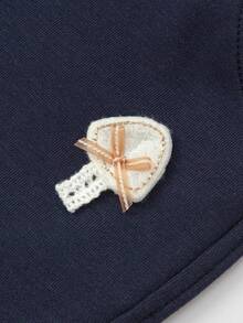 Balabala Pantalones jogger para niñas Primavera/Otoño 2026, pantalones deportivos suaves y elásticos, prendas inferiores casuales y deportivas - azul oscuro - Ver 4