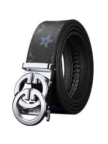 1 chiếc thắt lưng da thật in hình chữ "G" bằng hợp kim, khóa tự động, có thể điều chỉnh kích thước dành cho nam giới. Đây là một chiếc thắt lưng nam cao cấp phù hợp cho cả công sở và thường ngày, đặc biệt là khi kết hợp với quần jeans. Chiều dài thắt lưng là 47 inch, lý tưởng cho việc đi lại hàng ngày, các buổi gặp gỡ và trang phục công sở. Ngoài ra, đây cũng là một món quà tuyệt vời dành cho cha, bạn trai và người thân. - Bạc - Xem 5