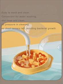 1pc Dog Slow Feeder Bowl, Non-Slip Pet Food Bowl, Small Dog/Cat Feeding Bowl, Designed For Easy Cleaning, Suitable For Medium/Small Pets, Especially Recommended For Pets With Fast Eating Habits Or Need To Control Weight - 200ml - View 6