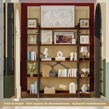 Librero5 Nivele Librero librero Organizador 5 Niveles Mueble Organizador Tamaño: 170 * 120 * 24 CM Cada Capa Puede soportar 15 KG. Color Nogal - como en la foto - Ver 6