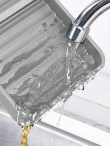 1 pieza Escurridor y organizador de utensilios de cocina para encimera, con almacenamiento colgante - Multicolor - Ver 8