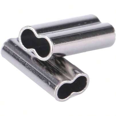 Mangas DE Enjuague DE Cobre Lnea DE Pesca PRIBA Manga DE COMBRA Conector DE Tubo DE COBERA PCS Doble Barril Enjuague Flena DE Pesca Lder DE Alambre Fishing Leader Cabina DE Alambre DE