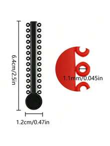 40/10pcs Multi-Color Elastic Orthodontic Rubber Bands Set - Soft High Elasticity Braces Bands | Easy Care Oral Hygiene Kit - Multicolor - View 4