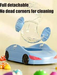 Large Durable Transparent Hamster Exercise Ball, Creative Hamster & Ferret Running Wheel Toy