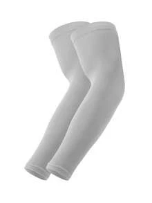 3/1 Pairs Men's Summer Sun Protection Ice Silk Arm Sleeves, Loose Fit Plus Size UV Protection Arm Covers - Multicolor - View 8