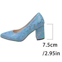 Women's Fashion High Heel Sandals, Solid Color - Mint Blue - View 9