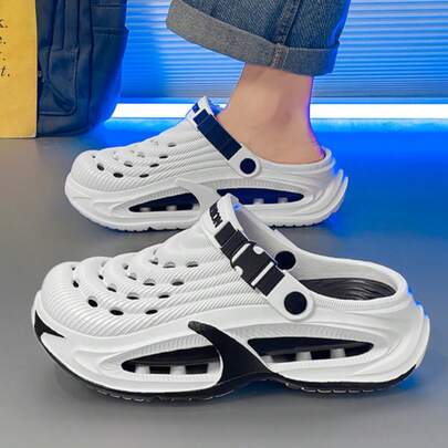 Men's Fashion Breathable Thick Sole Lightweight Hollow Casual Sandals (Recommend Ordering One Size Up)