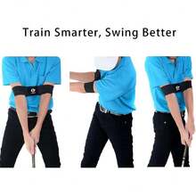 Golf Grip Trainer 2 Pack With Swing Correcting Arm Band, Golf Training Aid, Golf Grip Kit,Grip Trainer Golf Club To Help Train Correct Hand Position,36293939 - Hot Pink - View 5