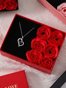 6pcs Rose Bouquet Fantasy Gift Box Set (Butterfly Theme), Includes Red, Black, Pink Paper Jewelry Boxes, Suitable For Valentine's Day, New Year And Other Holidays - Multicolor - View 7