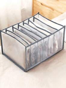 Große Kleiderschrank Kleidung Trennbox, 7-Fach Schrank-Stil Aufbewahrungsbox, waschbare Schubladenbox für den Kleiderschrank, Unterwäsche Faltbox, UV-beständige Reiseisolierung, ideale Kleiderschrank-Lösung zum Aufbewahren von Hemden, Jeans, Kleidung Schubladen, Kleiderschrank Organizer - Verschiedenfarbig - Übersicht 5
