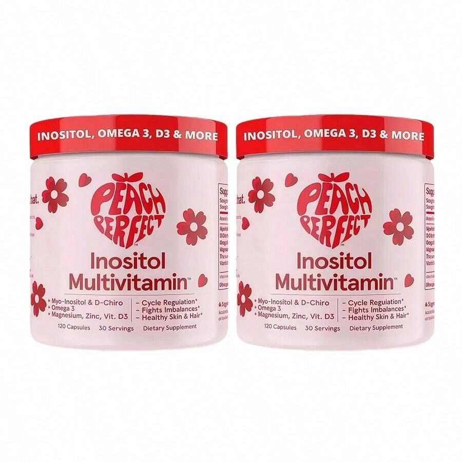 Miriyalyad Inositol Powder Multivitamin, Pink Lemonade Flavor – 4g Myo & D-Chiro Inositol, DIM, Zinc, Magnesium Glycinate, Vitamin D3 – Supports Women's Health, Cycle, Energy[Free Shipping ] - 2PCS - 查看 1