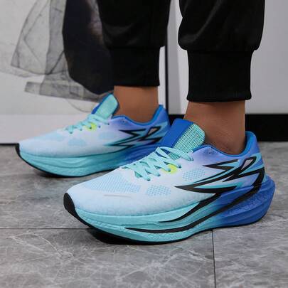 Zapatillas de correr coloridas para parejas, zapatillas deportivas con suela ultraligera y de alta elasticidad, serie de running para hombres