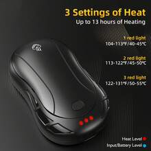 2 Stück 2-in-1 magnetische wiederaufladbare Handwärmer, tragbarer doppelseitiger beheizter Handwärmer, Mini-Handwärmer mit 8-23 Stunden kontinuierlicher Wärme, integrierte 3000mAh Batterien. Ideal für Wintersport, Outdoor-Camping und ein tolles Weihnachtsgeschenk oder Strumpfstopfer. Isolierung, Galentines, Welpe, Karneval, Frühling Sommer Auswahl, Brautjungferngeschenke, Zimmer, Schlafzimmerdekoration, Schlafzimmerdekoration, Strand, Reisen, für Männer, für Frauen, Urlaub, Frauentag, Reiseaccessoires, Hochzeitsgeschenke, Y2k, Schlafzimmer, Autoaccessoires für Frauen, Küchendekoration - Verschiedenfarbig - Übersicht 4