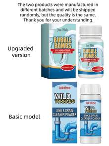 1 Pack Powerful Drain Cleaner Powder - Unclogs Kitchen And Bathroom Sinks, Toilets - Removes Grease And Debris - Essential Household Cleaning Item - Powdery - View 8