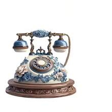 1 pieza Decoración de teléfono de estilo bohemio de acrílico, accesorio de escritorio bohemio multifuncional, adecuado para el hogar, la oficina, la exhibición de cafeterías - Regalo ideal para bodas, duchas nupciales, cumpleaños, inauguración de la casa - No se requiere electricidad - Multicolor - Ver 5