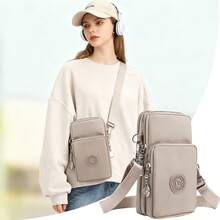 Small Crossbody Bags For Women Mini Cell Phone Purses Handbag Shoulder Bag - 卡其色 - 查看 3