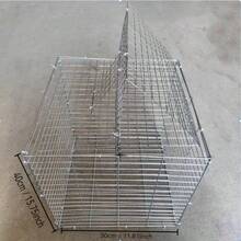 防逃脱鸽笼 - 便携式自动鸟笼、鸽舍、鸟笼，易于组装的户外宠物金属鸟笼，是庭院和农场牲畜的理想鸽舍和鸟笼。 - 銀色 - 查看 7