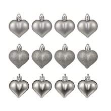 12 Heart-Shaped Ball Pendants, Valentine's Day, Wedding Season, Wedding Room/Bedroom Living Room Holiday Decorations, Hanging Heart-Shaped Ball Ornaments Suitable For Christmas Tree Decoration - Multicolor - View 13