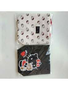 SANRIO 1个办公人员便携手提袋，帆布水桶包，可爱水桶午餐包，妈妈户外手提包 - 彩色 - 查看 22