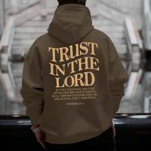 Christian Hoodies For Men Religious Faith Jesus Hoodie God Bible Verse Cross Sweatshirts  Graphic Pullover - 灰色 - 查看 11
