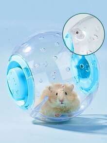 Large Durable Transparent Hamster Exercise Ball, Creative Hamster & Ferret Running Wheel Toy