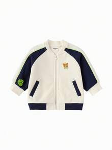 Balabala Kids Baby Jacket 2026 Spring, Cute Fashion Outerwear For Boys & Girls, Lightweight Soft Daily Coat - Milky White - View 4