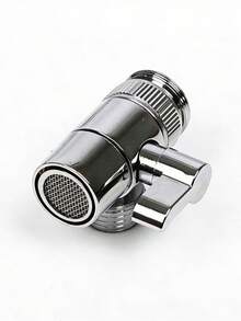 2/1件装ABS/合金银色水龙头分水器，防漏水龙头分流阀，厨房水槽水龙头，浴缸水龙头，厨房配件，适用于淋浴、浴室厨房用品、厨房配件、厨房工具 - 銀色 - 查看 17