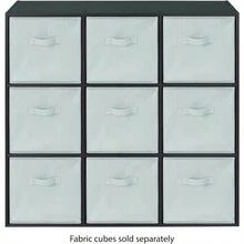 9 Cube Storage Organizer, 3 Tier Stackable Mdf Wood Bookcase, Open Storage Display Bookshelf, Storage Cabinet For Living Room, Bedroom, Home, Office, 35.5"L X 11.7"W X 35.5"H, Espresso - 濃縮咖啡 - 查看 8