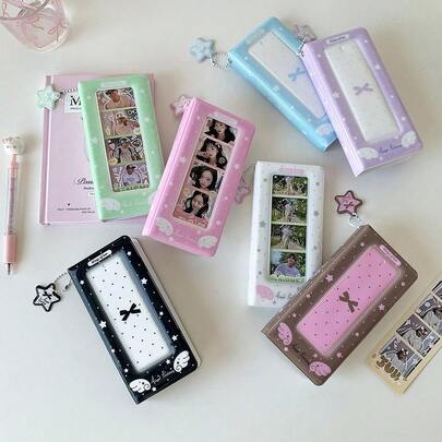 Album ảnh INS Star Wings in hình 4 ô, sổ đựng ảnh sáng tạo 40 ngăn, sổ lưu trữ thẻ thần tượng, sổ đựng hóa đơn.