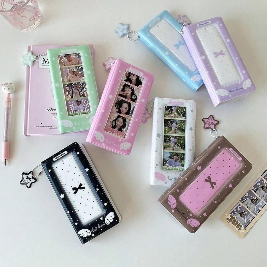 Album ảnh INS Star Wings in hình 4 ô, sổ đựng ảnh sáng tạo 40 ngăn, sổ lưu trữ thẻ thần tượng, sổ đựng hóa đơn. - Nhiều màu - Xem 1