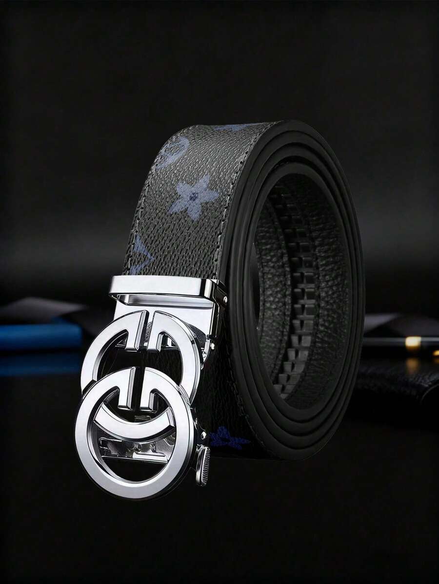 1 chiếc thắt lưng da thật in hình chữ "G" bằng hợp kim, khóa tự động, có thể điều chỉnh kích thước dành cho nam giới. Đây là một chiếc thắt lưng nam cao cấp phù hợp cho cả công sở và thường ngày, đặc biệt là khi kết hợp với quần jeans. Chiều dài thắt lưng là 47 inch, lý tưởng cho việc đi lại hàng ngày, các buổi gặp gỡ và trang phục công sở. Ngoài ra, đây cũng là một món quà tuyệt vời dành cho cha, bạn trai và người thân. - Bạc - Xem 1
