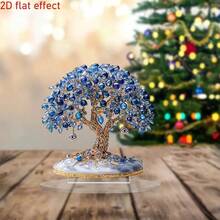 [2D Flat HD Acrylic, Versatile For Tabletop Placement Available, Suitable For Living Room, Study & Office, Ideal Gift For Housewarming & Birthday - Multicolor - View 3