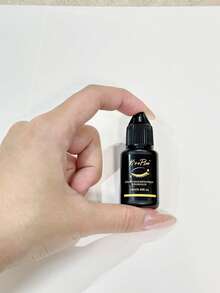 Pegamento para pestañas hipoalergénico - Pegamento para extensión de pestañas - Secado rápido (0.5-1 seg), Larga duración 45 días, Apto para principiantes y salones de pestañas DIY - Negro - Ver 5