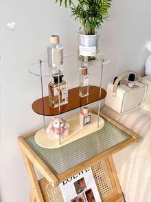 1 chiếc kệ đựng nước hoa 3 tầng bằng acrylic sang trọng với đế màu đen - Thích hợp trang trí phòng ngủ, phòng khách, phòng tắm, phòng ăn và tiền sảnh, kệ lưu trữ đa chức năng. - Nhiều màu - Xem 3