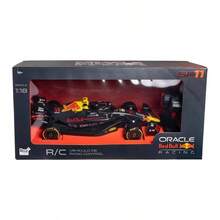 Ruz 174406 Carro de Carreras Control Remoto Vehculo de Retro - Accin Racing Escala 1: 18 de Checo Prez Velocidad 12km/h, Azul Marino - inicial - Ver 1