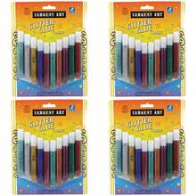 Sargent Art 22-1894 Tubos de pegamento con purpurina lavable 10 unidadesDurable, Sólido - Multicolor - Ver 1