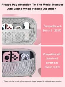 Ayotu 1 ốp bảo vệ họa tiết dâu tây, tương thích với Switch OLED/Switch NS/Switch Lite/Switch 2 (2025), vỏ cứng tích hợp giá đỡ và 10 khe cắm thẻ game, chống sốc, tiện lợi khi di chuyển, lý tưởng để bảo vệ máy chơi game và phụ kiện khỏi va đập và rơi rớt. - Nhiều màu - Xem 11