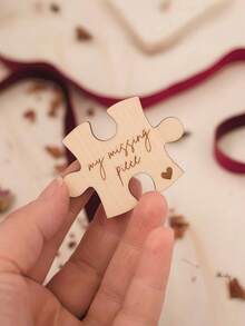 1 件/木制，我一直想找的浪漫情人节礼物纪念品，送给他/她 - 彩色 - 查看 4