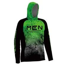 DONUTFOX Sweatshirt Berkerudung untuk Memancing Berkinerja Tinggi, Desain Kain Lembut dan Bernapas, Jersey Balap Sepeda Pria untuk Olahraga Musim Gugur - Mint Green - View 11